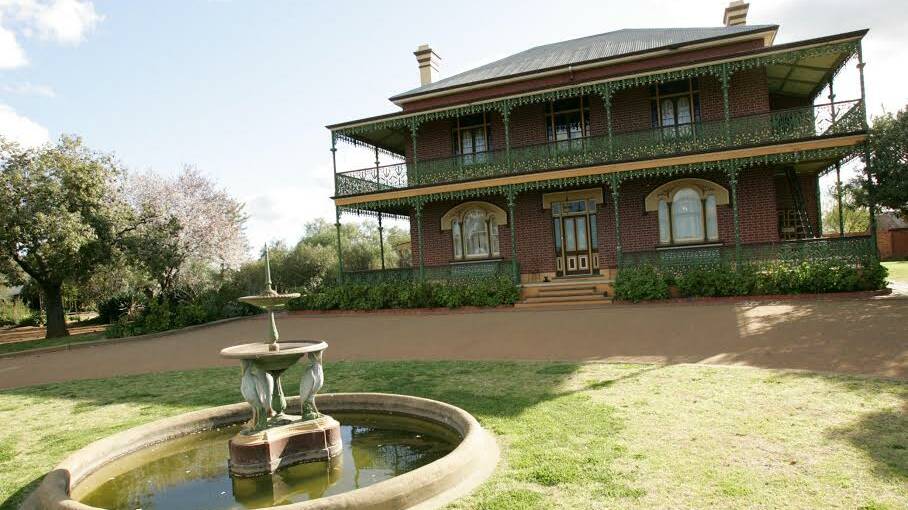 Front exterior of the 'spooky' Monte Cristo Homestead, Junee. 