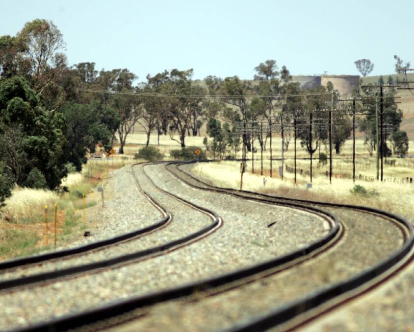 Junee rail line, Picture: Kieren L. Tilly 