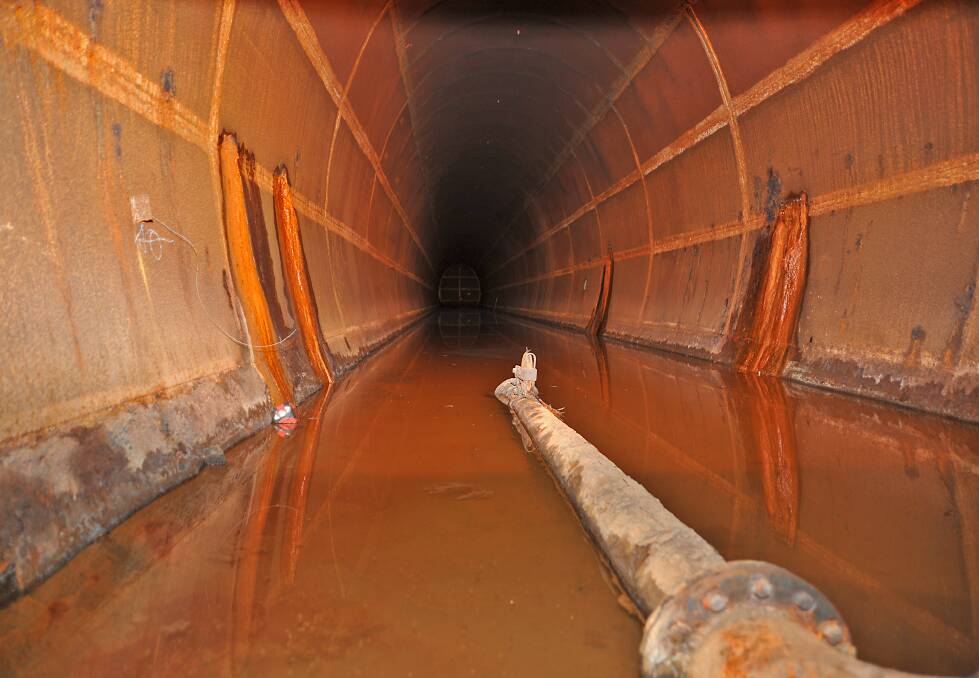 TOO LATE: Underground tanks built at Darwin harbour were too late to be used during World War II. Picture: Supplied