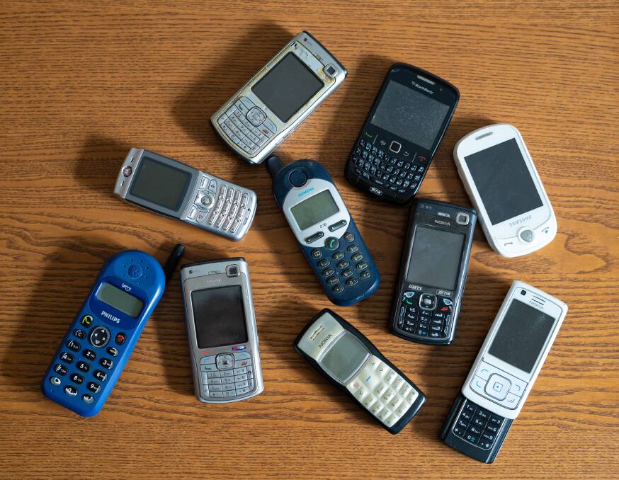 OLD SCHOOL: There are more than 30 million active mobile phone services in Australia. 