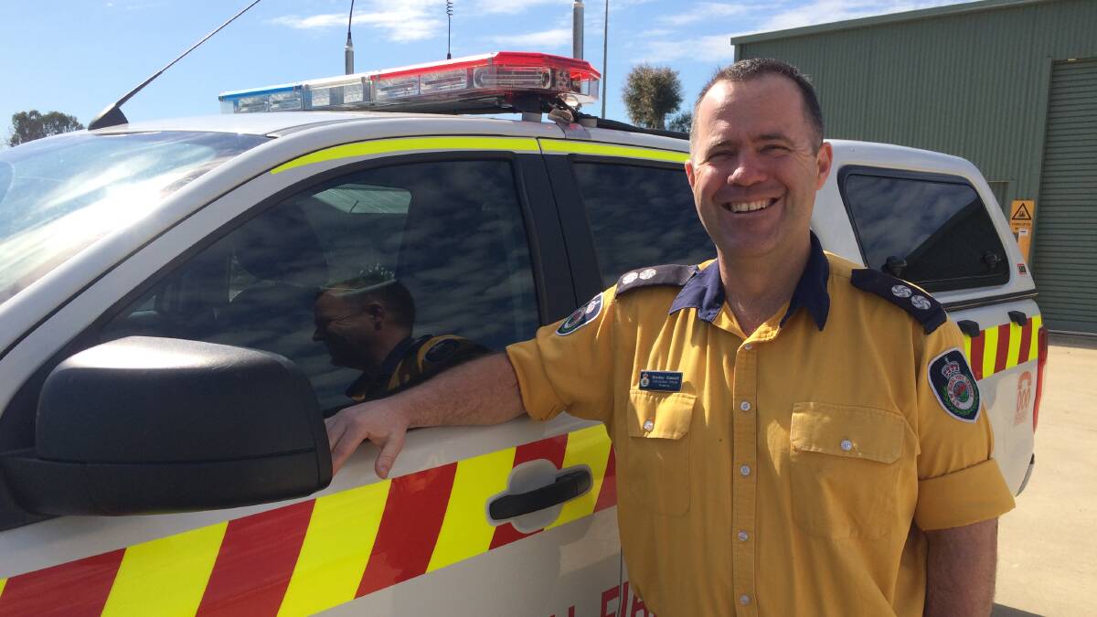 NSW RFS Operational Officer Bradley Stewart, who has urged the Riverina to use the 'Get Ready Weekend' to prepare for bushfire risks.