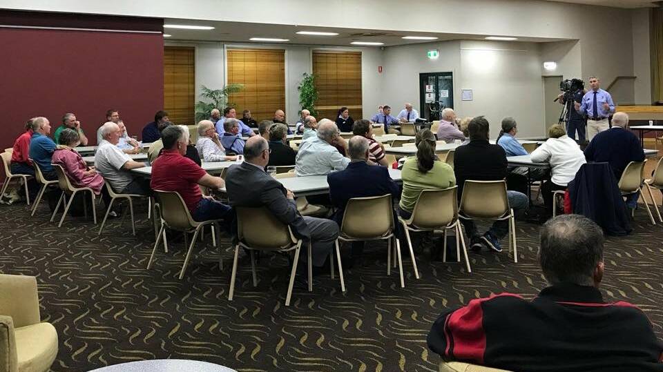 WORKING TOGETHER: The rural crime forum in Temora on Monday night. Picture: Stephanie Cooke MP