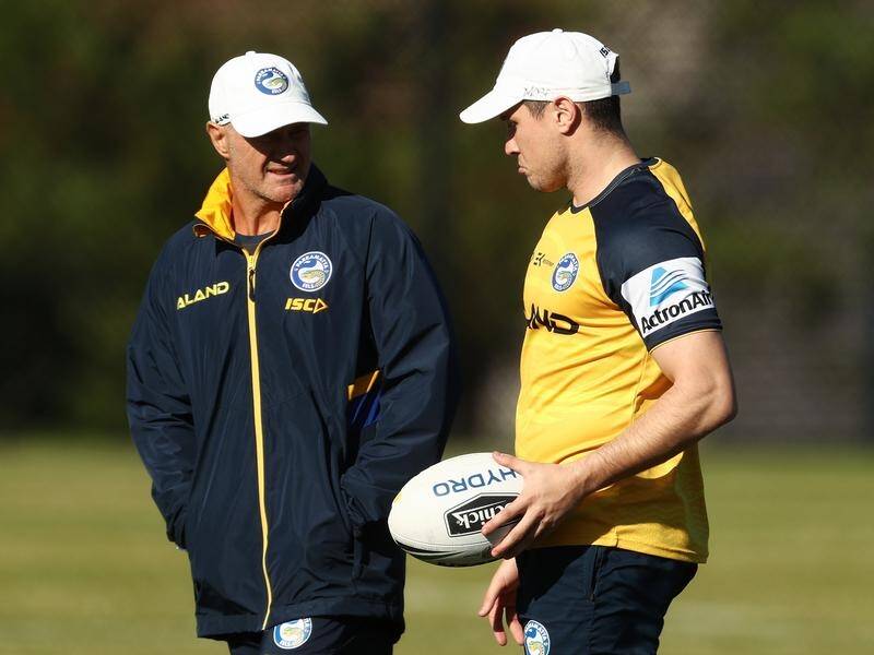 Parramatta coach Brad Arthur and Mitchell Moses plot the downfall of Manly in their NRL clash.