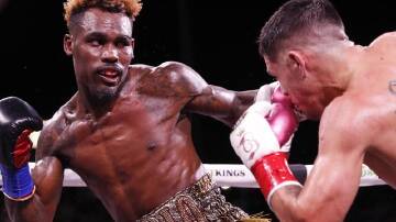 Jermell Charlo (l) stopped Brian Castano (r) in their super welterweight title rematch.