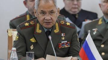 Sergei Shoigu has highlighted Russia's intention to strengthen military ties with partners in Asia. (AP PHOTO)
