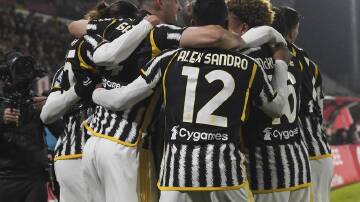 Juventus went top of Serie A after a 2-1 victory over Monza. (AP PHOTO)