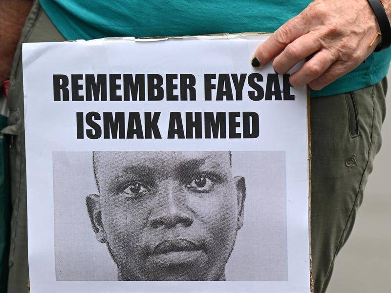 Faysal Ishak Ahmed suffered head injuries inside the Manus Island detention centre in 2016. (Darren England/AAP PHOTOS)