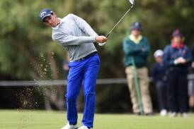 Matteo Manassero is in a threatening position, seeking his first European tour win in a decade. (Tracey Nearmy/AAP PHOTOS)
