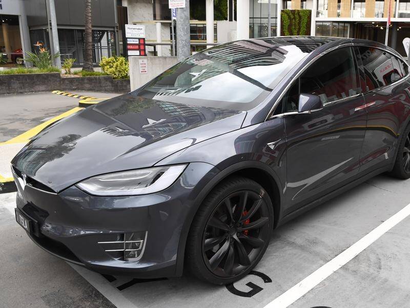 Tesla says claims a fuel efficiency standard will hike the price of petrol vehicles are false. (Dan Peled/AAP PHOTOS)