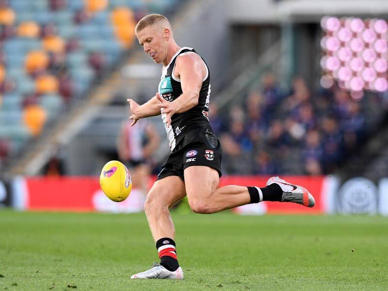 St Kilda's Dan Hannebery suffered another injury setback after straining his calf this week.