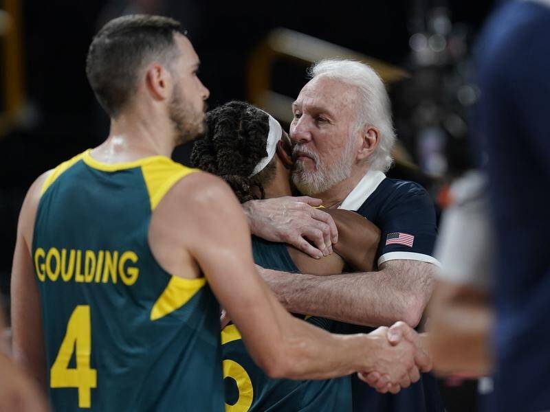US coach Gregg Popvich admits he felt bad for ending Patty Mills' Olympic basketball gold hopes.