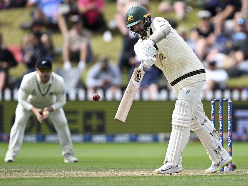 Nathan Lyon's team-high 41 further boosted Australia's chances against New Zealand. (AP PHOTO)