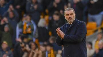 Tottenham's Ange Postecoglou has been given high praise by the coach considered the world's best. (AP PHOTO)