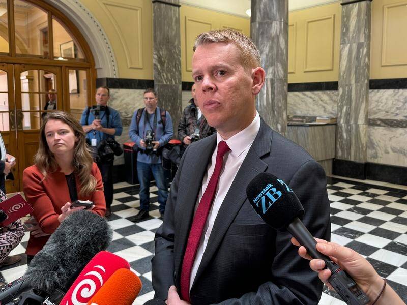 "I've still got a bit of fight left in me," outgoing New Zealand Prime Minister Chris Hipkins says. (Ben McKay/AAP PHOTOS)
