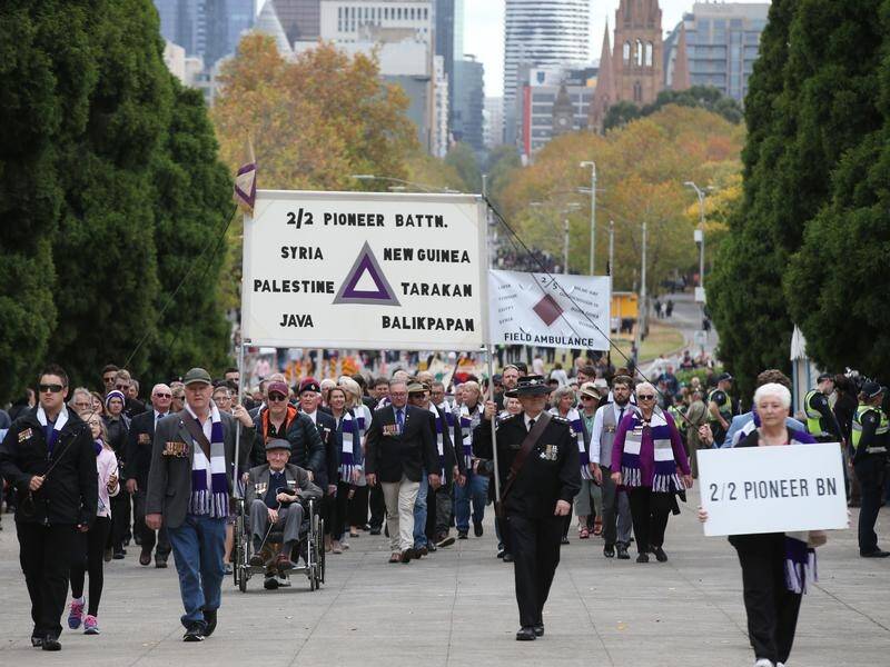 Up to 8000 people will be allowed to participate in Melbourne's Anzac Day march on April 25.
