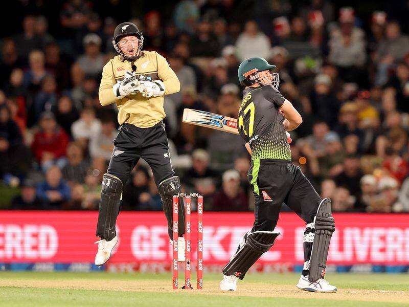 Marcus Stoinis got agonisingly close to leading Australia to a win against New Zealand.