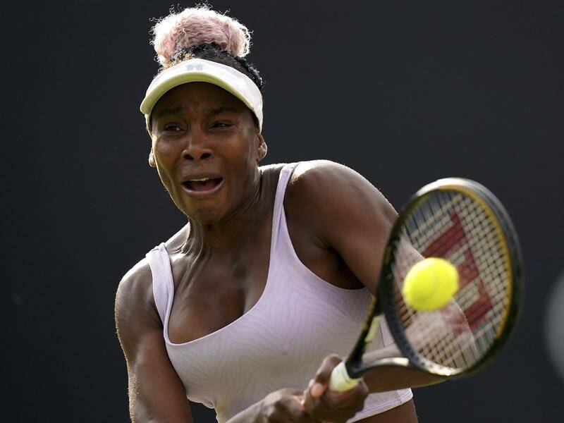 Venus Williams went down fighting against Latvia's Jelena Ostapenko in Birmingham. (AP PHOTO)