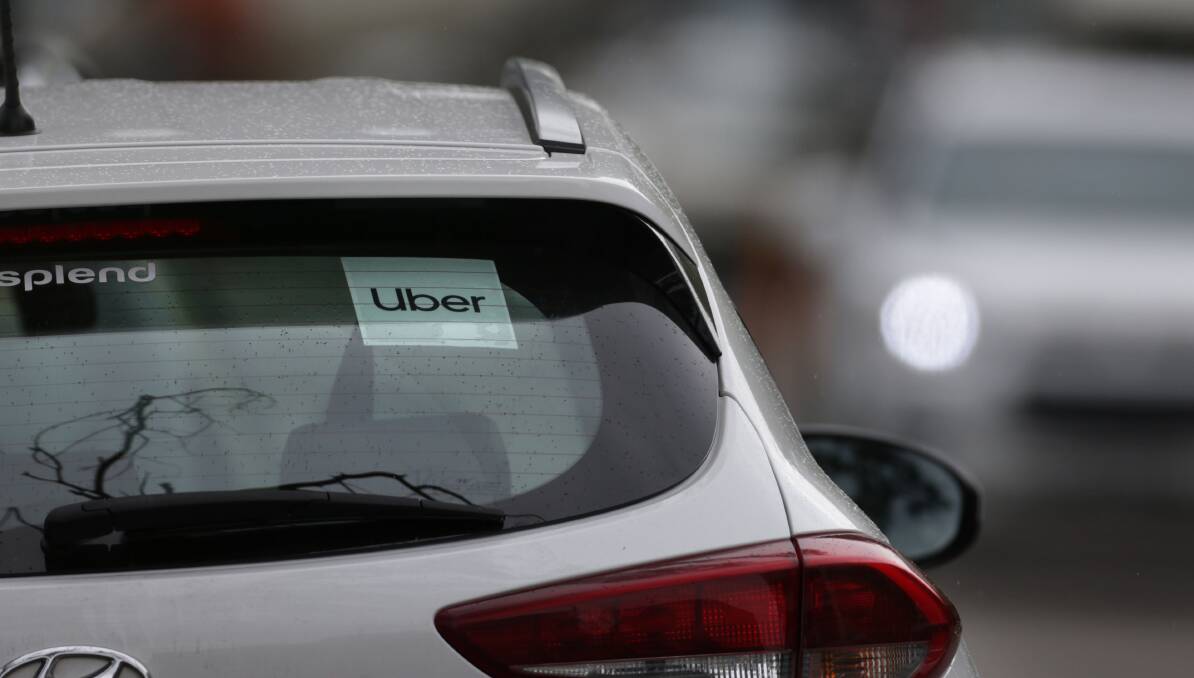Uber is set to pay a hefty amount. Picture John Veage.