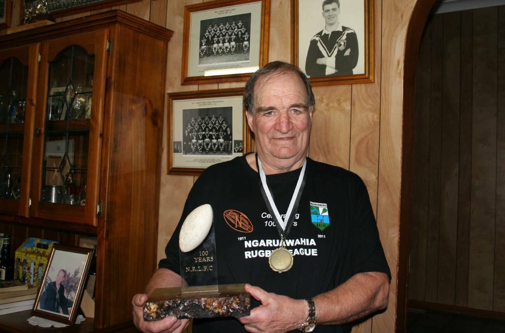 LEGEND: Bill Deacon in 2011 honoured as Player of the Century.