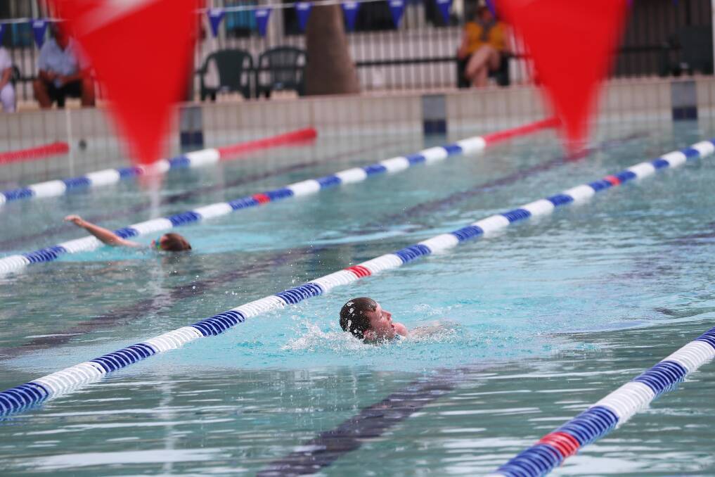SUMMERTIME: As temperatures soar, swimming is back on.
