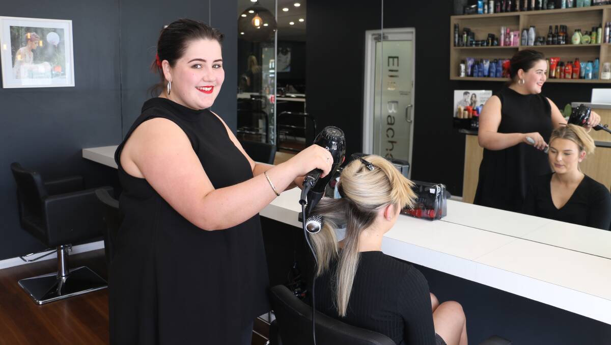 ON THE JOB: Anne Russell has always had a passion for hairdressing, saying she loves the variety and the people. Picture: Jessica McLaughlin