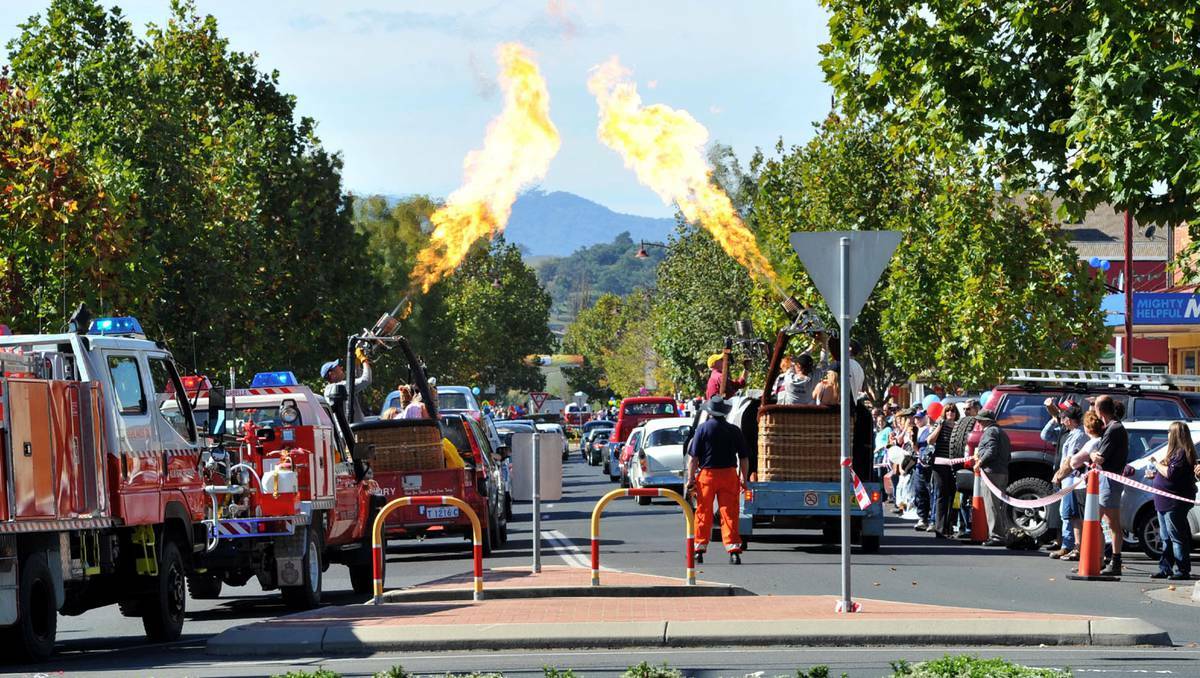 APRIL: Tumut celebrates the end of autumn with the Festival of the Falling Leaf at the end of the month.