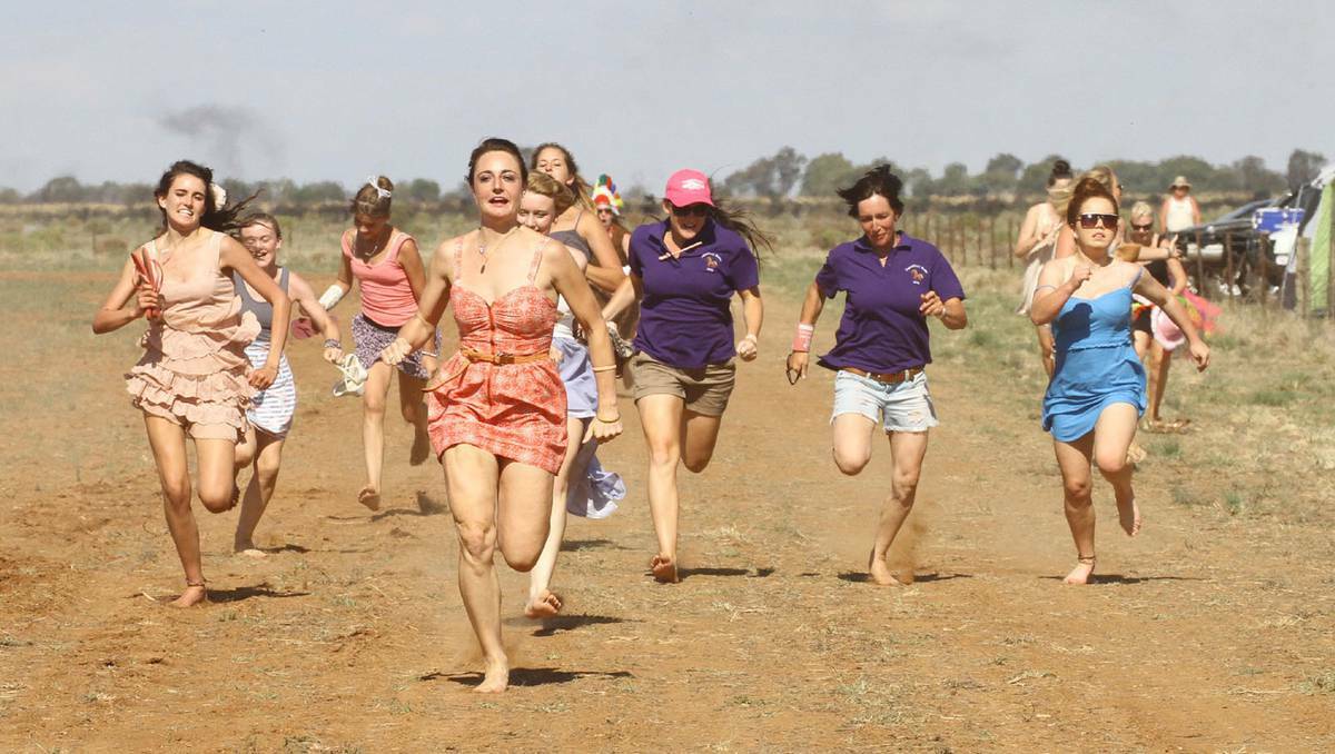 FEBRUARY: Held in early February, the Carrathool Best of the Bough Shed Races always attract a crowd and competitors in the Jillaroo Sprint and Jackaroo Dash.